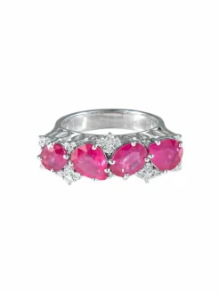 Bague Rubis et Diamants