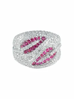 Bague Rubis et Diamants