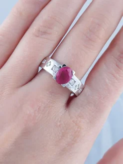 Bague Rubis et Diamants