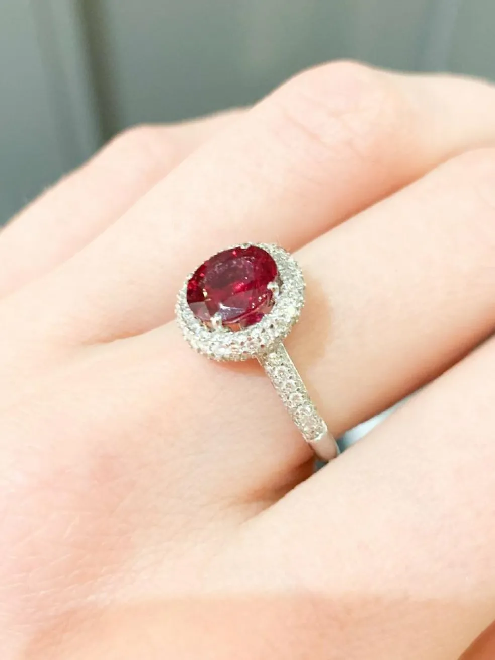 Bague Rubis et Diamants