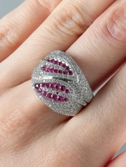 Bague Rubis et Diamants
