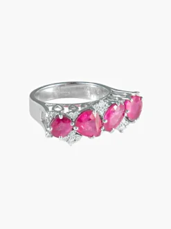Bague Rubis et Diamants
