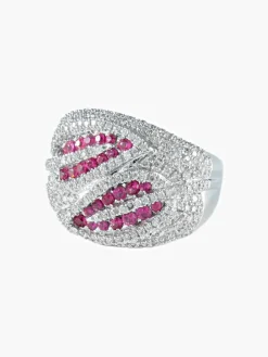 Bague Rubis et Diamants