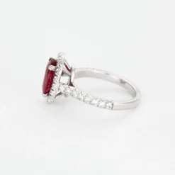 Bague rubis et diamants