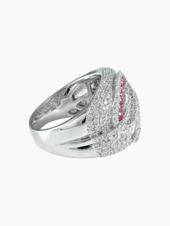 Bague Rubis et Diamants