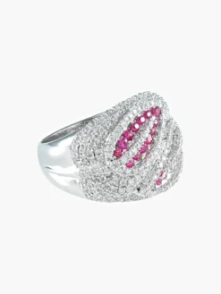 Bague Rubis et Diamants