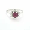Bague rubis et diamants du Mozambique