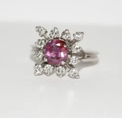 Bague rubis naturel