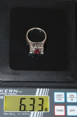 Bague rubis naturel