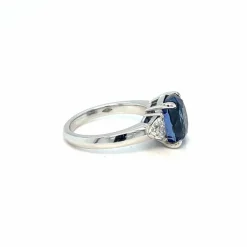 Bague Saphir 6 carats Diamants