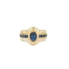 Bague Saphir cabochon Diamants