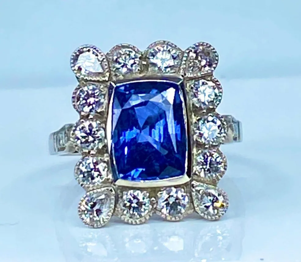 Bague Saphir Ceylan Exceptionnel