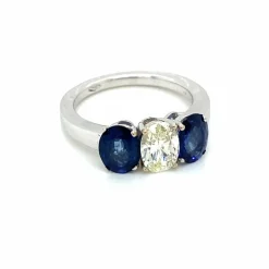 Bague Saphir Diamant