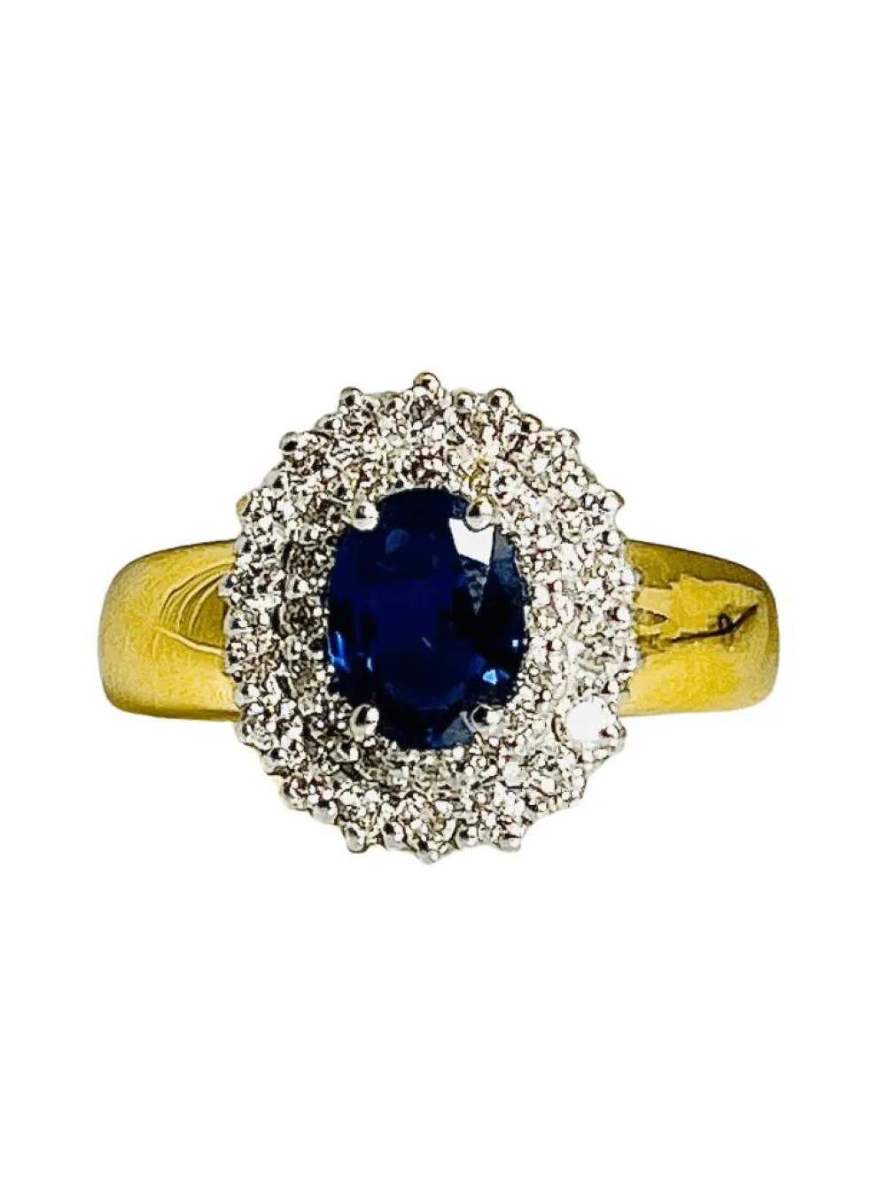 Bague Saphir Diamants