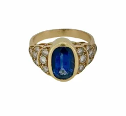 Bague Saphir Diamants