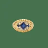 Bague Saphir, Diamants
