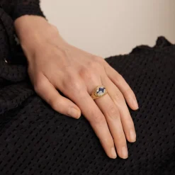 Bague Saphir, Diamants
