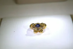 Bague Saphir Diamants