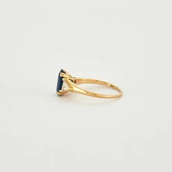 Bague saphir diamants