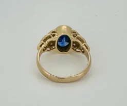 Bague Saphir Diamants