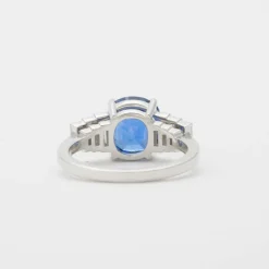 Bague saphir diamants