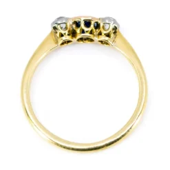Bague Saphir, Diamants