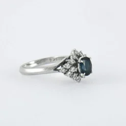 Bague Saphir Diamants