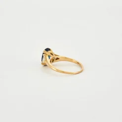 Bague saphir diamants