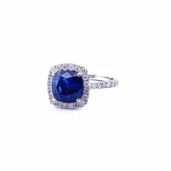 Bague Saphir Diamants