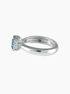 Bague Saphir Diamants