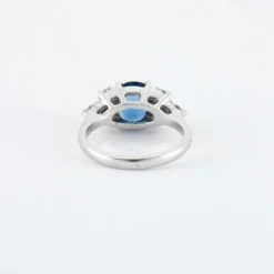 Bague Saphir Diamants