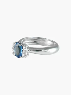 Bague Saphir Diamants
