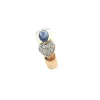 Bague Saphir Diamants Or
