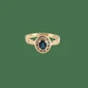 Bague Saphir entourage Diamants