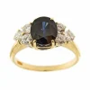 Bague saphir et diamant