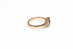 Bague saphir et diamant