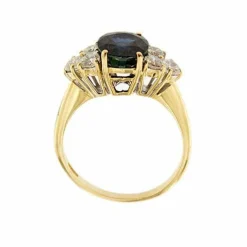 Bague saphir et diamant