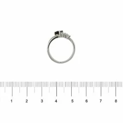 Bague saphir et diamant