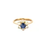Bague saphir et diamants