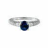 Bague Saphir et Diamants
