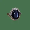 Bague saphir et diamants