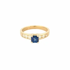 Bague Saphir et Diamants