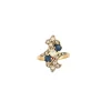Bague saphir et diamants