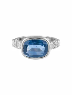 Bague Saphir et Diamants