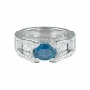 Bague Saphir et Diamants