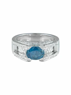 Bague Saphir et Diamants