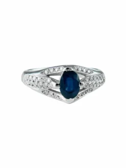 Bague Saphir et Diamants