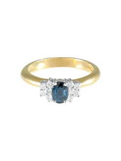 Bague Saphir et Diamants