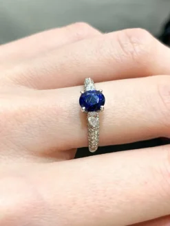 Bague Saphir et Diamants
