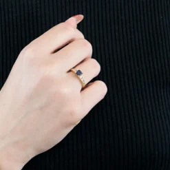 Bague Saphir et Diamants